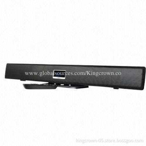 2.1CH subwoofer inside all-in-one sound bar, measures 898*90*55mm